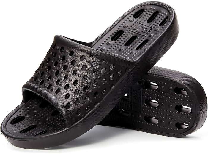 Xomiboe Shower Shoes Men Quick Drying Women Shower Sandals Non-Slip Comfortable House Slippers Bathroom Hotel Flip Flops Slides With Students Gym - Image 8
