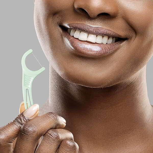 Plackers® Micro Line® Floss Picks - Intense Mint, Floss Fiber Made Without PTFE, 500 Count - Image 3