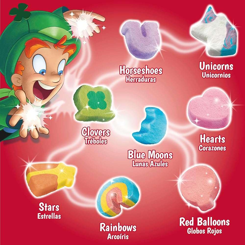Lucky Charms Gluten Free Cereal with Marshmallows, Kids Breakfast Cereal, Made with Whole Grain, Giant Size, 26.1 oz - Image 4