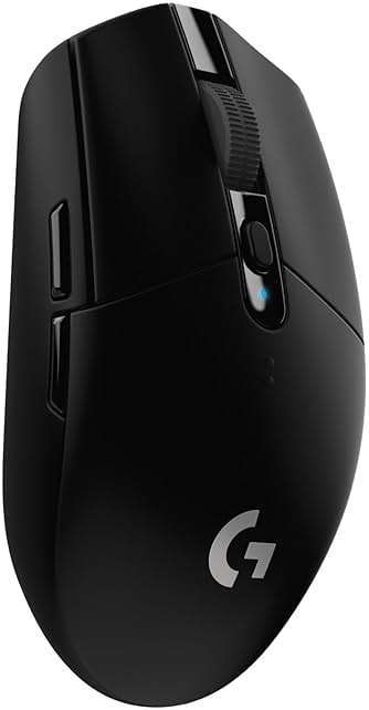 Logitech G305 Lightspeed Wireless Gaming Mouse, Hero Sensor, 12,000 DPI, Lightweight, 6 Programmable Buttons, 250h Battery, On-Board Memory, Compatible with PC, Mac - Black - Image 1