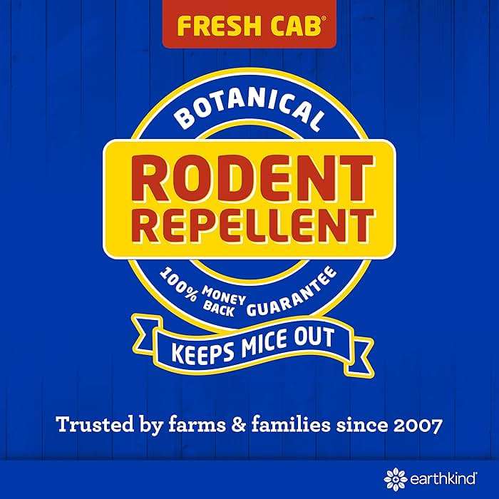 Fresh Cab Botanical Rodent Repellent - Environmentally Friendly, Keeps Mice Out, 12 Scent Pouches - Image 7