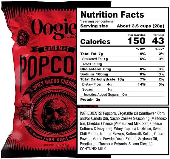 Oogie's Gourmet Popcorn| 16 Pack | Variety Flavor Pack | Gluten Free Popcorn Snacks | 1oz Individual Bags - Image 2
