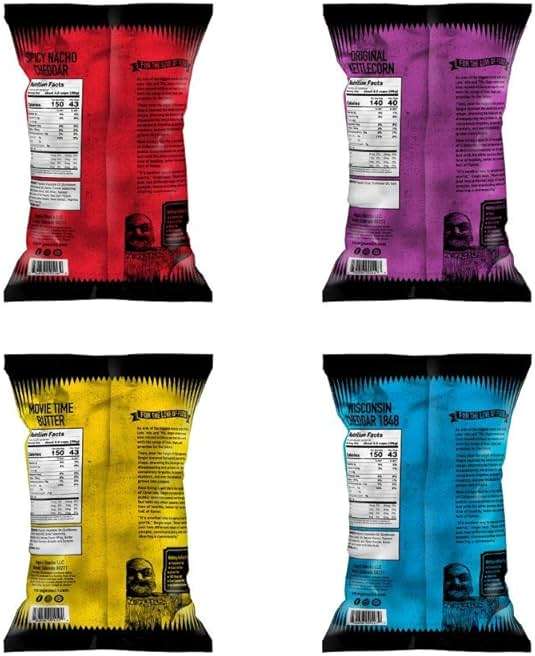 Oogie's Gourmet Popcorn| 16 Pack | Variety Flavor Pack | Gluten Free Popcorn Snacks | 1oz Individual Bags - Image 5