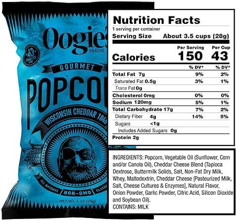Oogie's Gourmet Popcorn| 16 Pack | Variety Flavor Pack | Gluten Free Popcorn Snacks | 1oz Individual Bags - Image 7
