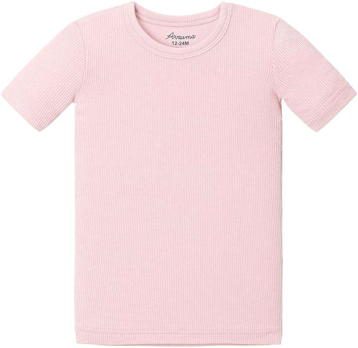 AVAUMA Toddler Short Pajamas Set Baby Boys Girls Kids Snug fit Ribbed Sleepwear pjs for Daily Life Style - Image 2