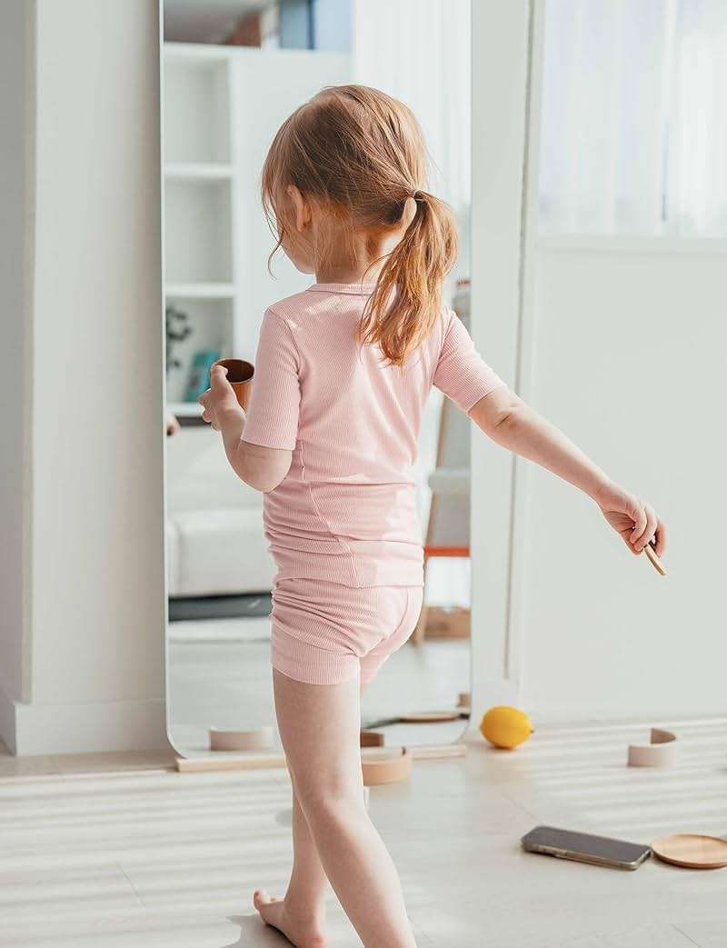 AVAUMA Toddler Short Pajamas Set Baby Boys Girls Kids Snug fit Ribbed Sleepwear pjs for Daily Life Style - Image 5