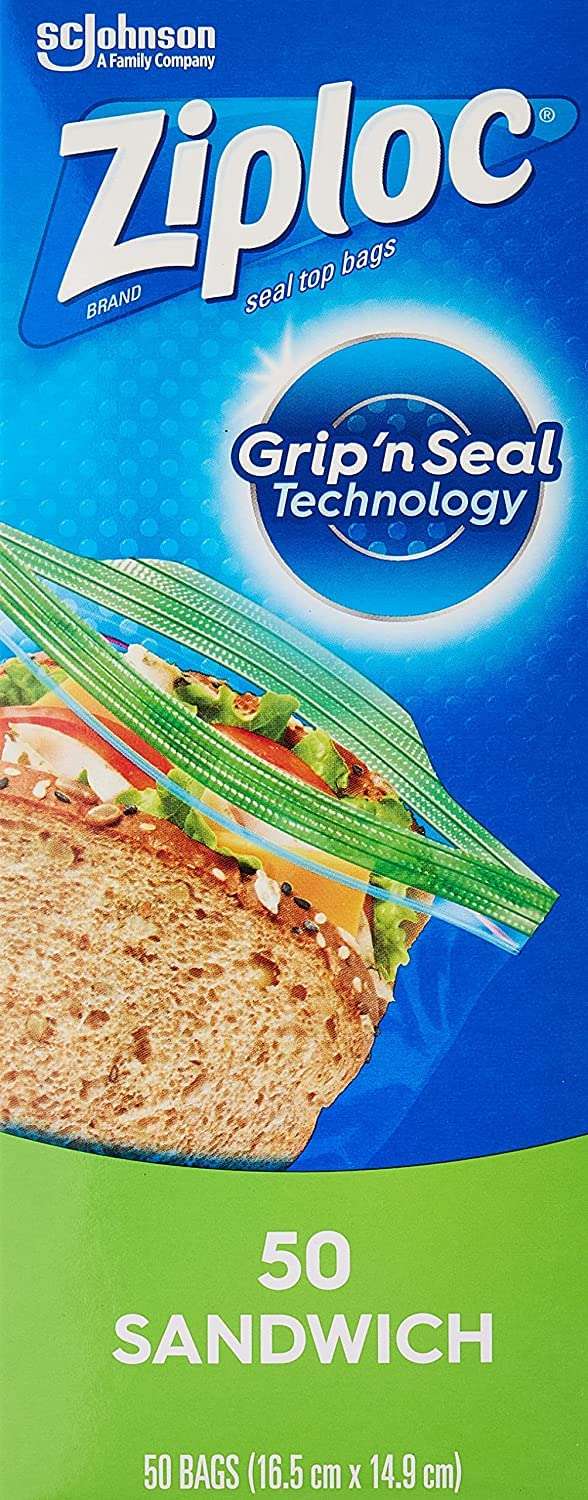Ziploc Sandwich Bags, 145-Count - Image 1