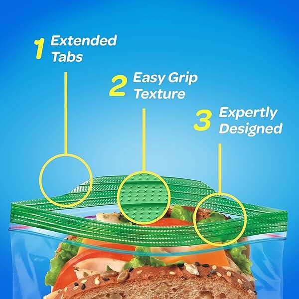 Ziploc Sandwich Bags, 145-Count - Image 6