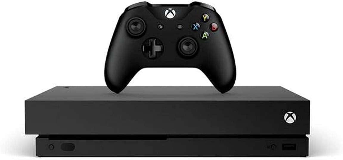 Microsoft Xbox One X 1TB, 4K Ultra HD Gaming Console, Black (Renewed) (2017 Model) - Image 1