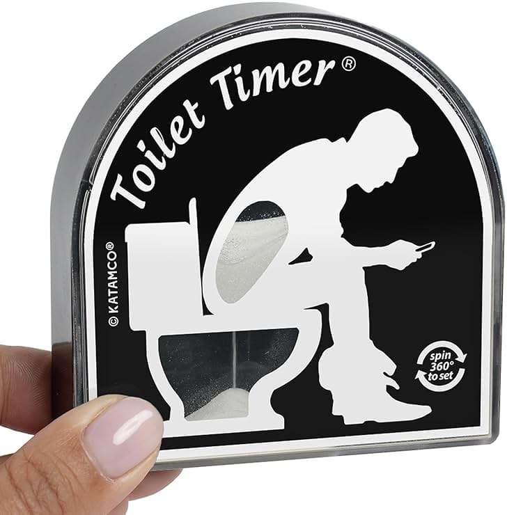 Katamco The Original Toilet Timer (Classic), As Seen on Shark Tank. Funny for Dad, Husband, Son, Boyfriend, Men. - Image 1