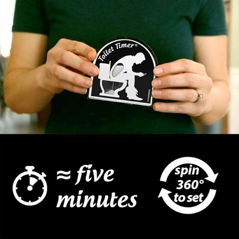 Katamco The Original Toilet Timer (Classic), As Seen on Shark Tank. Funny for Dad, Husband, Son, Boyfriend, Men. - Image 5