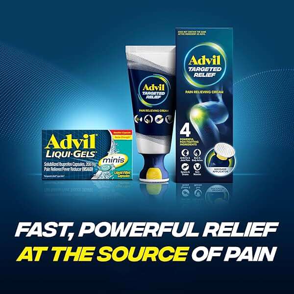 Advil Liqui-Gels minis Pain Reliever and Fever Reducer, Pain Medicine for Adults with Ibuprofen 200mg for Pain Relief - 200 Liquid Filled Capsules - Image 12