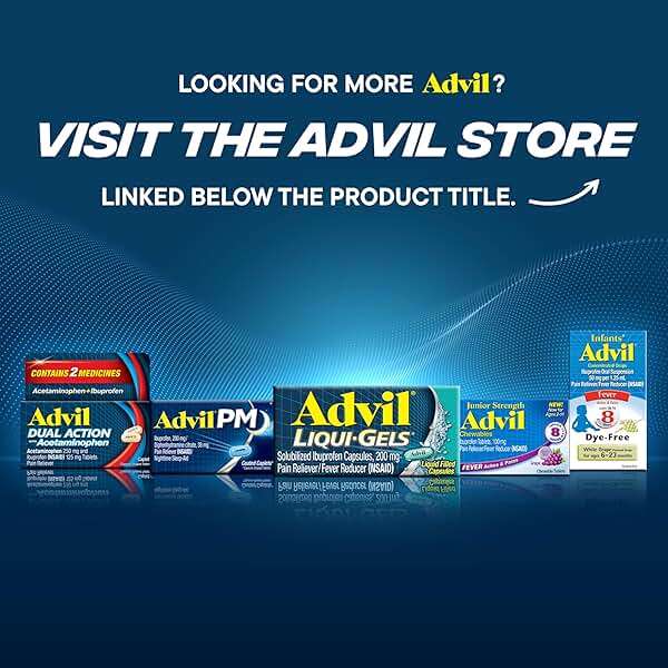 Advil Liqui-Gels minis Pain Reliever and Fever Reducer, Pain Medicine for Adults with Ibuprofen 200mg for Pain Relief - 200 Liquid Filled Capsules - Image 14