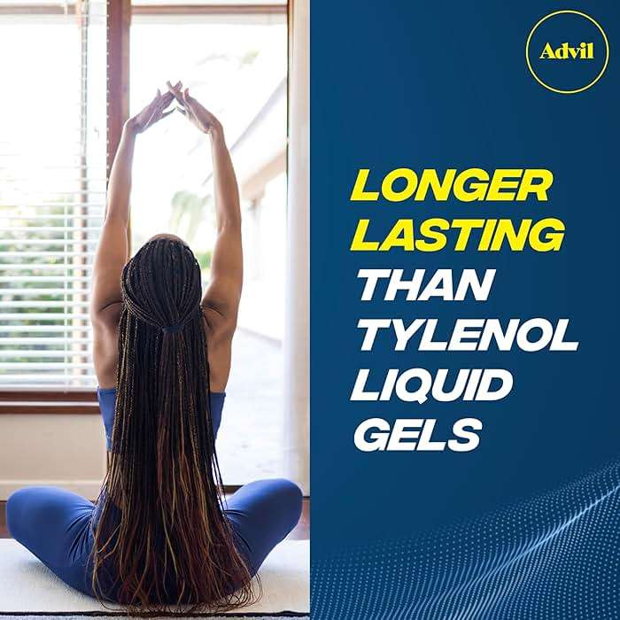 Advil Liqui-Gels minis Pain Reliever and Fever Reducer, Pain Medicine for Adults with Ibuprofen 200mg for Pain Relief - 200 Liquid Filled Capsules - Image 3