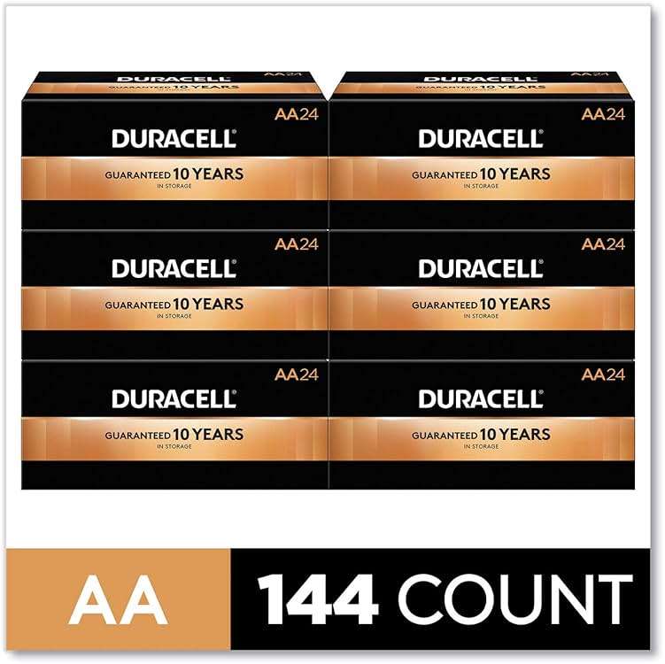 Duracell MN1500BKD Alkaline Battery with Duralock, Size Aa, Shape, (Pack of 144) - Image 2