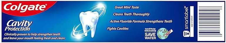 Colgate Cavity Protection Toothpaste with Fluoride - 2.5 ounce + 60% Free - 2 Pack - Image 3