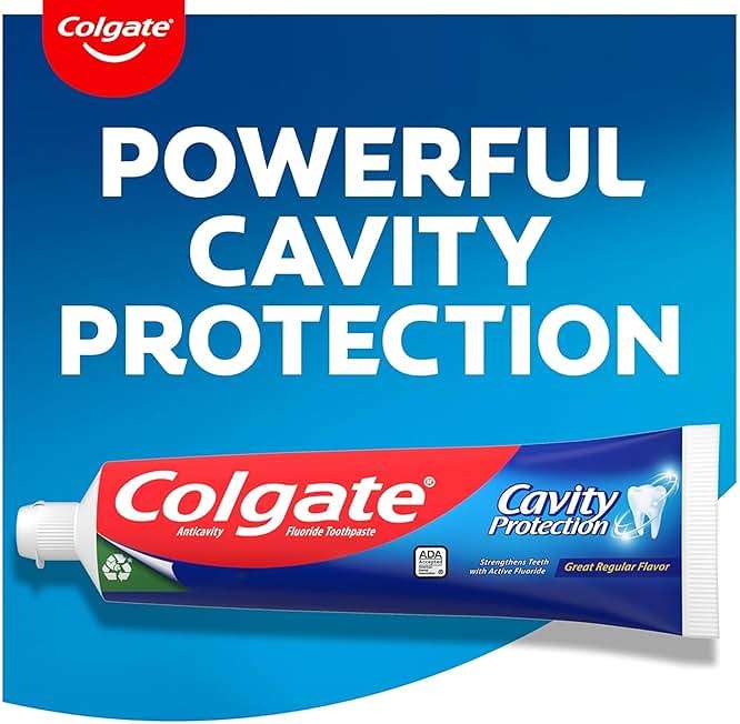 Colgate Cavity Protection Toothpaste with Fluoride - 2.5 ounce + 60% Free - 2 Pack - Image 9