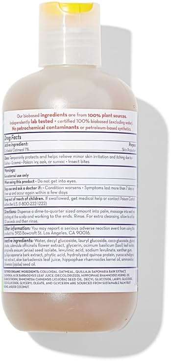 California Baby Eczema Body Wash & Shampoo | Gentle Steroid-Free Eczema Treatment | Colloidal Oatmeal + Aloe Vera | 100% Plant-Based | 8.5 oz. - Image 2