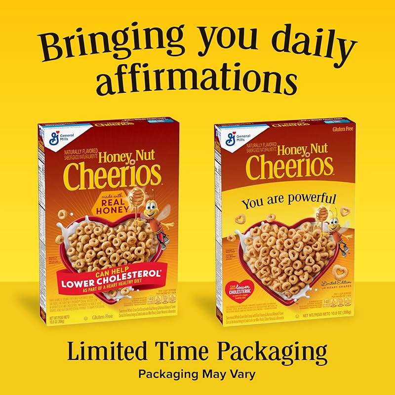 Honey Nut Cheerios, Heart Healthy Gluten Free Breakfast Cereal with Whole Grain Oats, 10.8 oz - Image 3