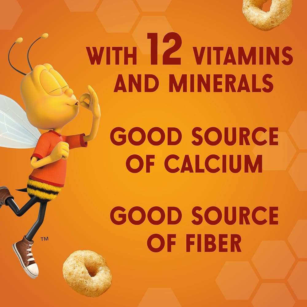 Honey Nut Cheerios, Heart Healthy Gluten Free Breakfast Cereal with Whole Grain Oats, 10.8 oz - Image 8