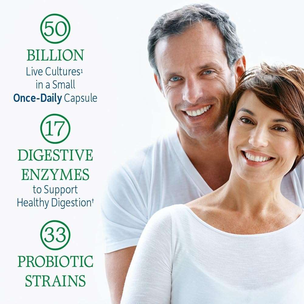 Garden of Life Probiotics for Women and Men - Raw Probiotics Colon Care 50 Billion CFU and Enzymes, Shelf Stable Once Daily Acidophilus Probiotic for Regularity and Immune Health Support, 30 Capsules - Image 5