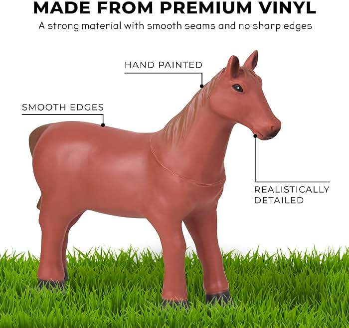 Learning Minds Set of 8 Jumbo Farm Animal Figures - Farm Animals for Toddlers Age 1-3 - Farm Toy for Kids Age 18 Months Plus - Animal Toys for Kids 1,2,3 Years Old - Image 6
