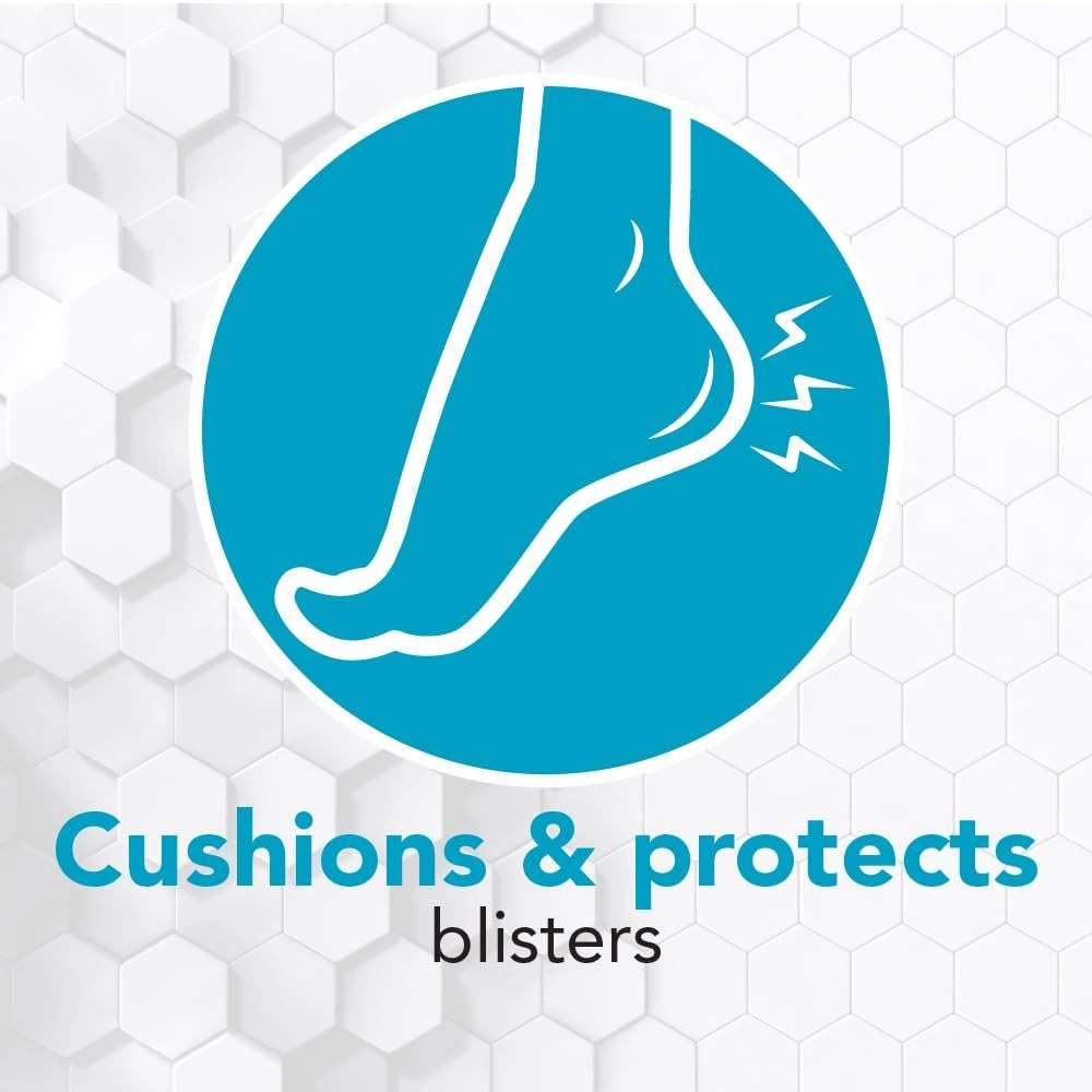 All Health Extreme Hydrocolloid Gel Blister Cushion Bandages, Assorted Sizes Variety Pack, 12 ct | Protection Against Rubbing and Friction for Blisters - Image 3