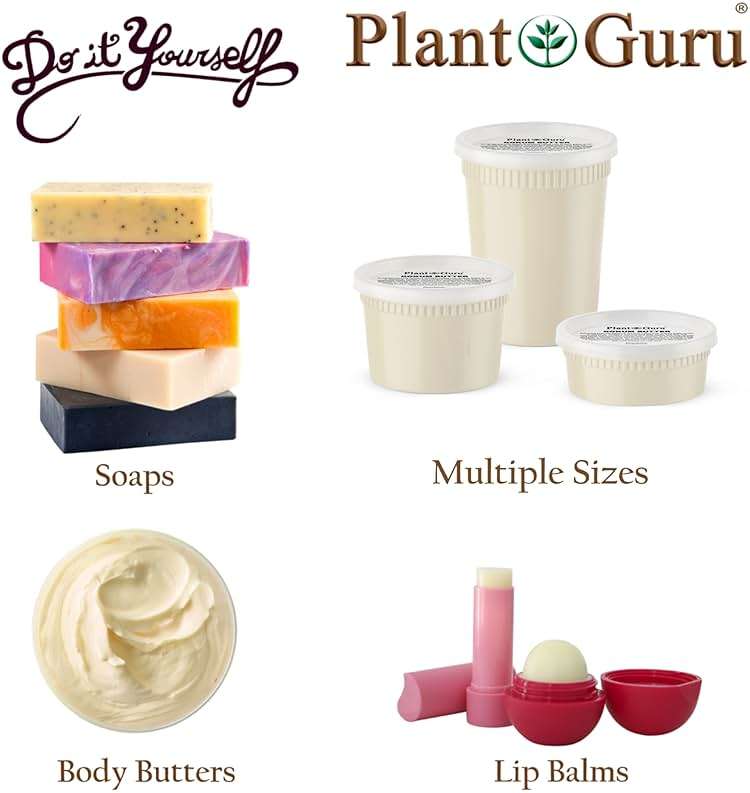 Plant Guru Raw Kokum Butter 16 oz. / 1 lb. 100% Pure Natural Cold Pressed - Great for Skin, Body and Hair Moisturizer, DIY Creams, Balms, Lotions and Soap Making. - Image 7