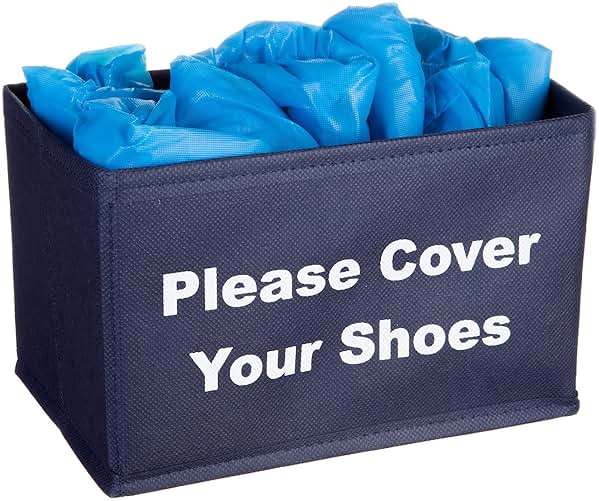Yolju 300 Pack Disposable Shoe Covers with a Bonus Small Storage Box | Waterproof, Durable CPE Material - Image 3