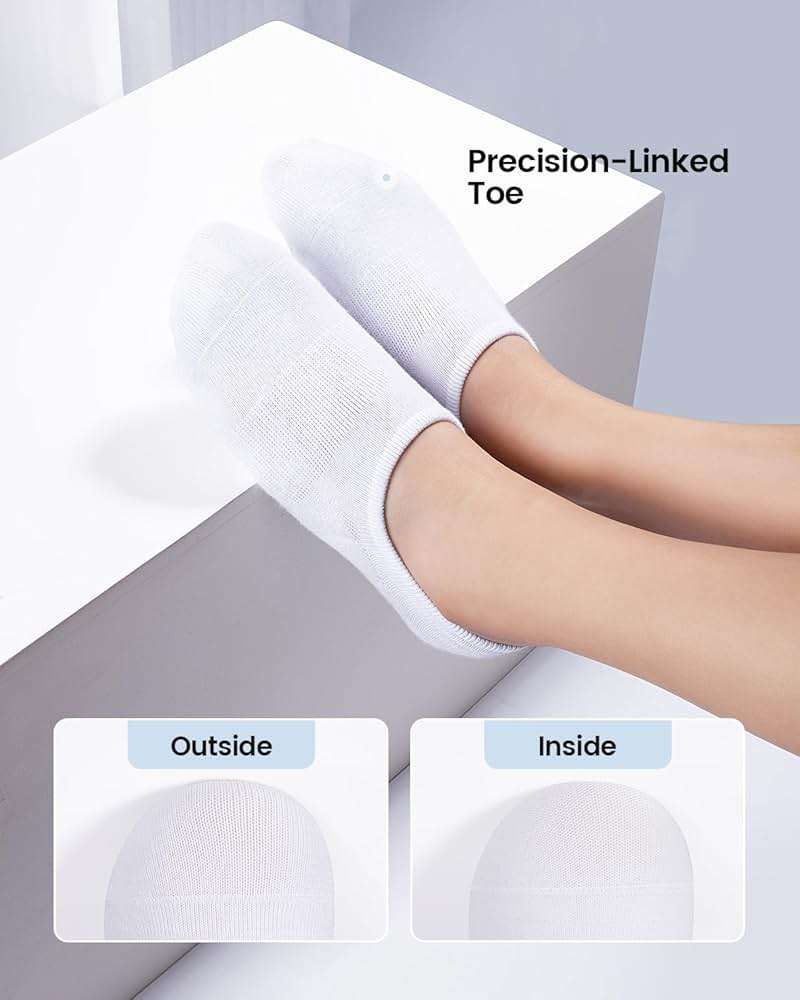 IDEGG No Show Socks Women & Men Low Cut Ankle Short Anti-slid Athletic Running Casual Invisible Liner Socks - Image 4