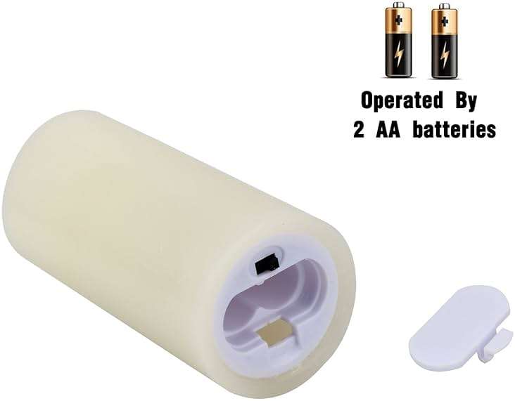 Vinkor Flameless Candles Battery Operated Candles Real Wax Pillar LED Candles with 10-Key Remote and Cycling 24 Hours Timer (Ivory 4" 5" 6" 7" 8" 9") - Image 7
