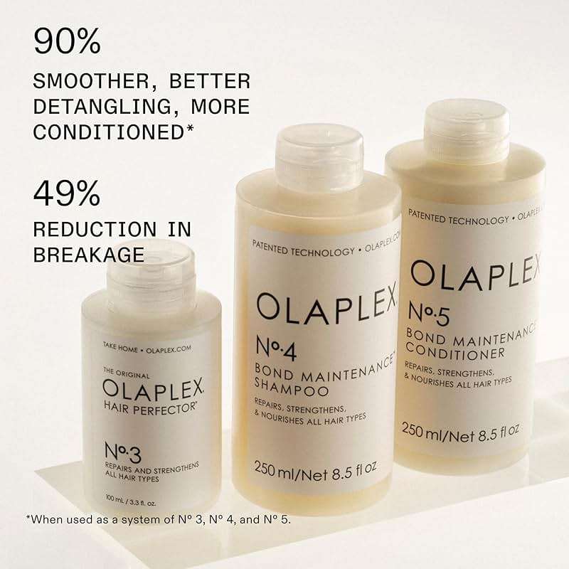 Olaplex Nº.4 Bond Maintenance™ Hair Strengthening Shampoo: Repairs Damage & Defend Against Future Breakage | Replenishes Hydration | For Coily, Curly, Straight, and Wavy - Image 3