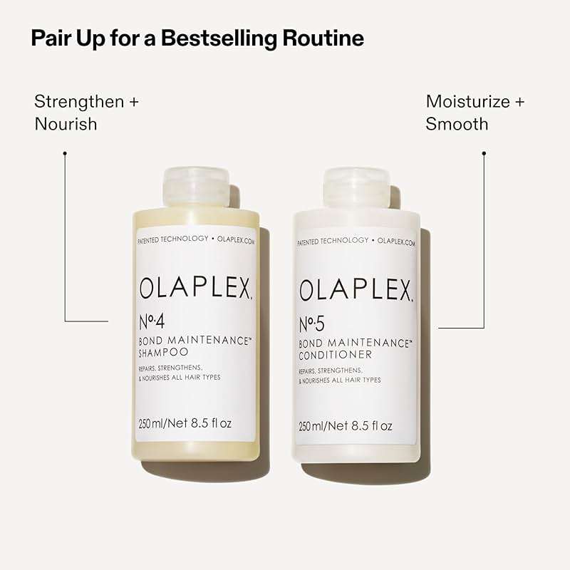 Olaplex Nº.4 Bond Maintenance™ Hair Strengthening Shampoo: Repairs Damage & Defend Against Future Breakage | Replenishes Hydration | For Coily, Curly, Straight, and Wavy - Image 9