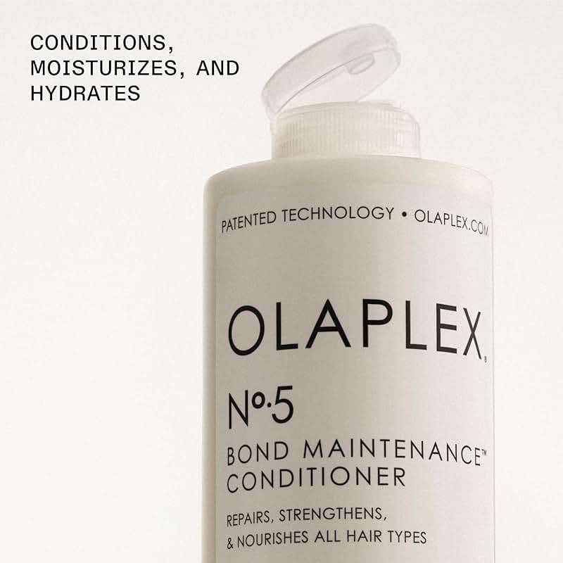 Olaplex No. 5 Bond Maintenance Conditioner, Repairs, Strengthens, & Nourishes All Hair Types, Leaving Hair Feeling Soft & Adds Shine - Image 4