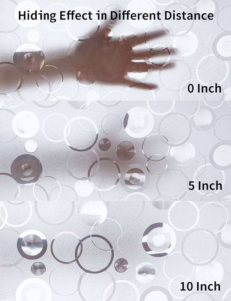 WELTRXE EVA 8G Bathroom Shower Curtain Liner, 72x72 Inch 3D Frosted Bubble Heavy Duty Waterproof Shower Curtain Liner with Magnets Thick Plastic Shower Curtains, 12 Hooks - Image 6
