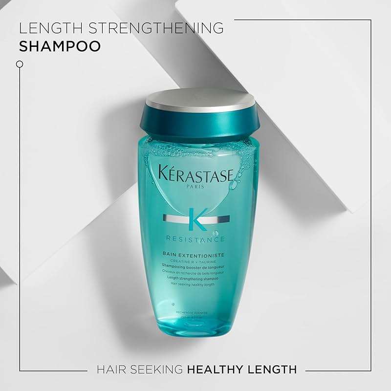 Kerastase Resistance Bain Extentioniste Shampoo - Length Strengthening Shampoo For Damaged Hair, Protects Hair and Scalp from External Aggressors - Image 2