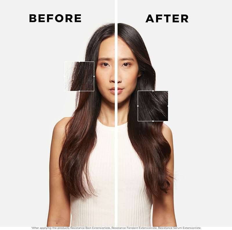 Kerastase Resistance Bain Extentioniste Shampoo - Length Strengthening Shampoo For Damaged Hair, Protects Hair and Scalp from External Aggressors - Image 3