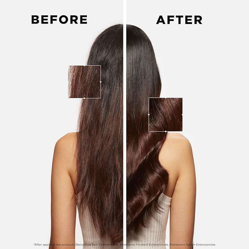 Kerastase Resistance Bain Extentioniste Shampoo - Length Strengthening Shampoo For Damaged Hair, Protects Hair and Scalp from External Aggressors - Image 8
