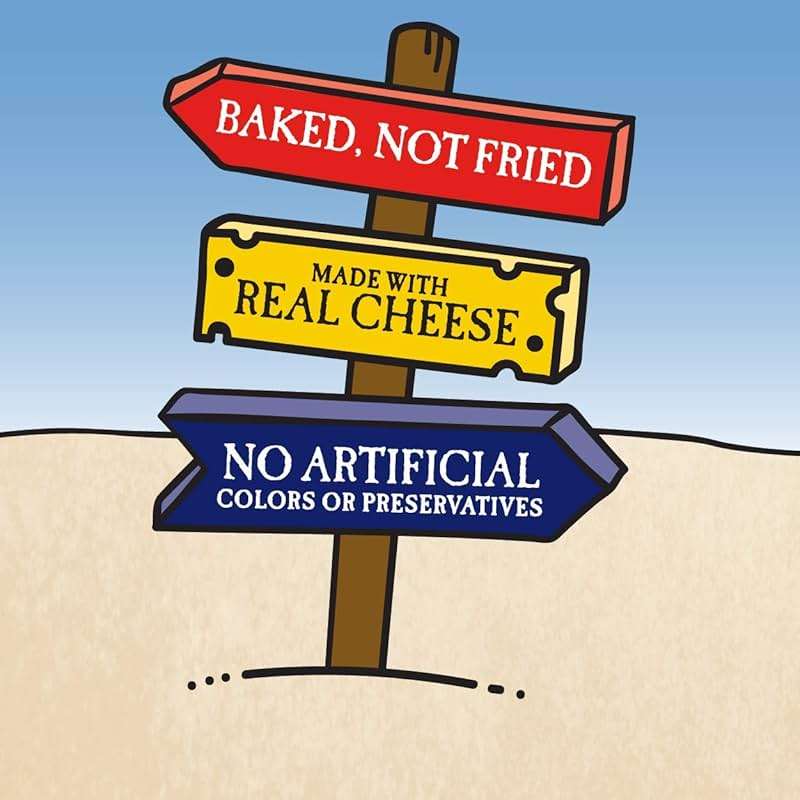 Pirate's Booty Aged White Cheddar Cheese Puffs, Gluten-Free, Kids Snacks, 0.5oz (24ct) - Image 4