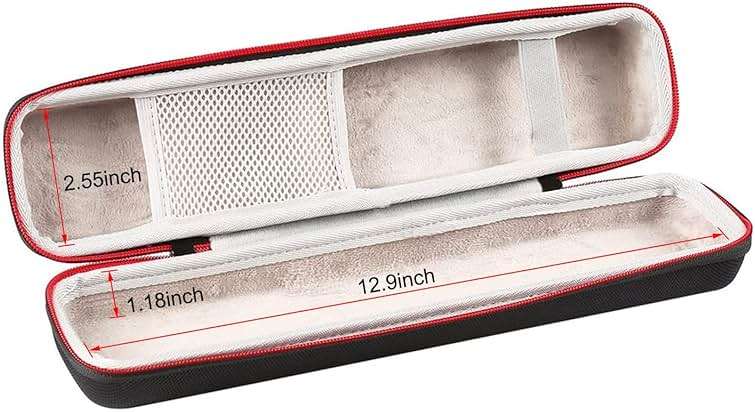 Faylapa Hard Carry Travel Case for Hair Straightener Iron,Hair Straightener EVA Case for Vacation (Accessories Not Include,Black) - Image 5