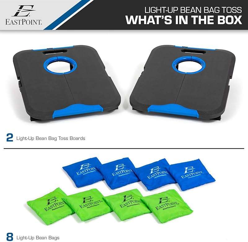 EastPoint Sports Go! Gater Cornhole – Light-Up and Travel Versions – Easy Storage & Light-Weight – Perfect for Outdoor and Indoor Play - Image 2