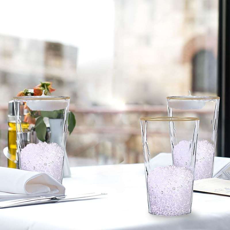 FUTUREPLUSX 10000PCS Fake Diamonds, 4.5mm Mini Clear Diamonds Decoration Acrylic Crystal Vase Fillers Table Scatter Confetti Gems for Wedding Bridal Shower Birthdays Graduation Party Home Decor - Image 6