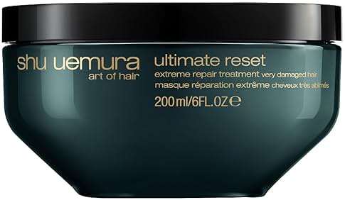 shu uemura art of hair ultimate reset extreme repair mask for very damaged hair - formulated with japanese rice extract to prevent split ends and breakage, deeply conditions and nourishes hair - Image 1