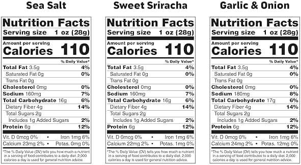 Enlightened Bada Bean Bada Boom Roasted Fava Beans, Dried Broad Beans - 110 Calories, 4g Fiber, 6g Plant-Based Protein, Gluten-Free, Vegan, Plant Based Snacks - 1 Ounce (Pack of 24) - Image 2
