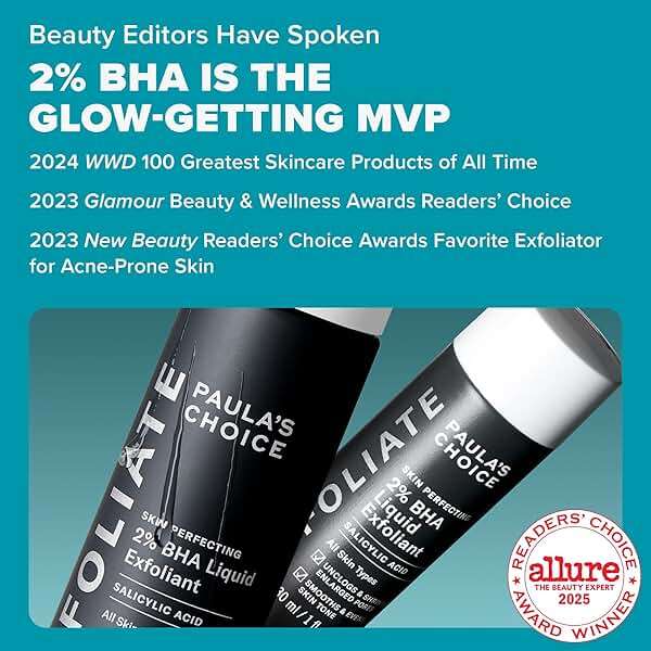 Paula's Choice SKIN PERFECTING 2% BHA Liquid Exfoliant with Salicylic Acid, Facial Polish for Pores, Wrinkles & Fine Lines, Suitable for Blackhead-Prone Skin, Fragrance-Free - Image 6