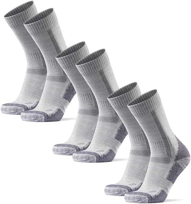 DANISH ENDURANCE Merino Wool Hiking Socks for Men & Women, Breathable, Anti-Blister Socks for Outdoors, 3 or 5-Pack - Image 1
