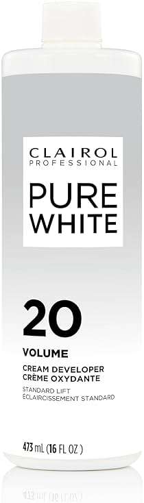 Clairol Professional Pure White 20 Volume Hair Developers for Lightening & Gray Coverage - Image 1