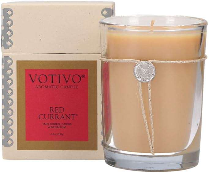 Votivo Red Currant 6.8 oz Aromatic Candle | Soy Wax Blend | Luxury Glass Jar Scented Candle & Box | Candles for Home Scented | Long Burning & Highly Scented - Image 10