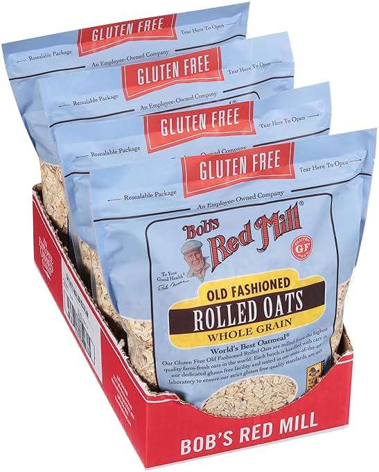 Bob's Red Mill Gluten Free Old Fashioned Rolled Oats, 32oz (Pack of 4) - Gluten Free, Non GMO, Whole Grain, Vegan, Kosher - Image 6
