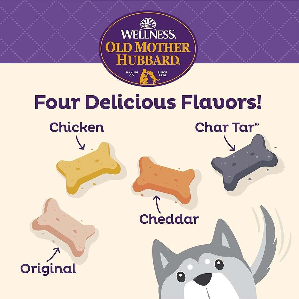 Wellness Old Mother Hubbard Classic Original Mix Dog Biscuits, Natural Training Treats, 4 Flavors, Small Size, 6 lb Bag - Image 2